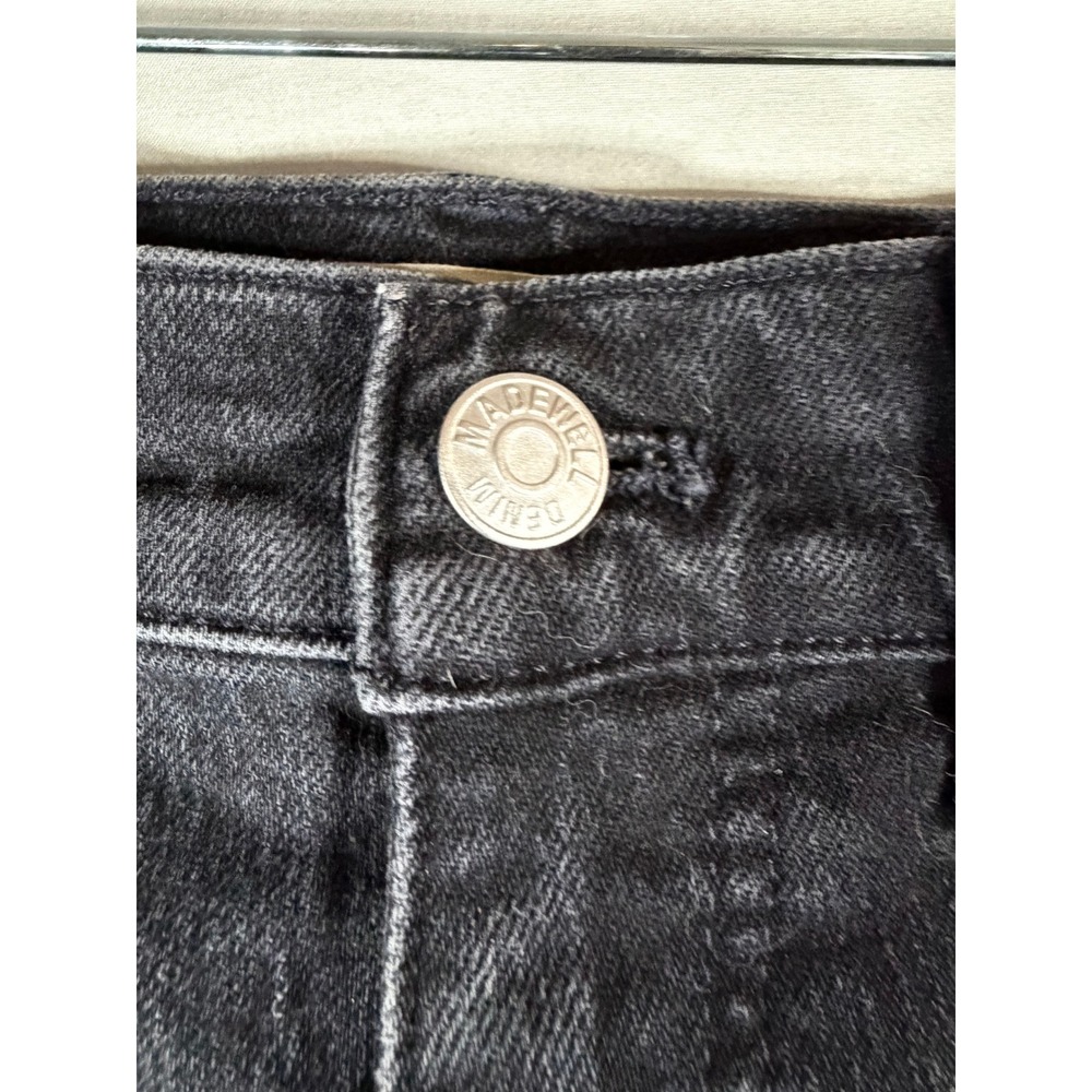 Madewell 90s Straight Leg Jeans Faded Black High Rise Denim Size 28 - Picture 4 of 8